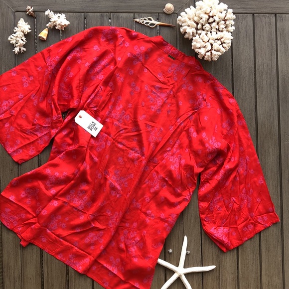 🌴🔆BILLABONG- KOLA KIMONO COVER UP🔆🌴 - Picture 11 of 12